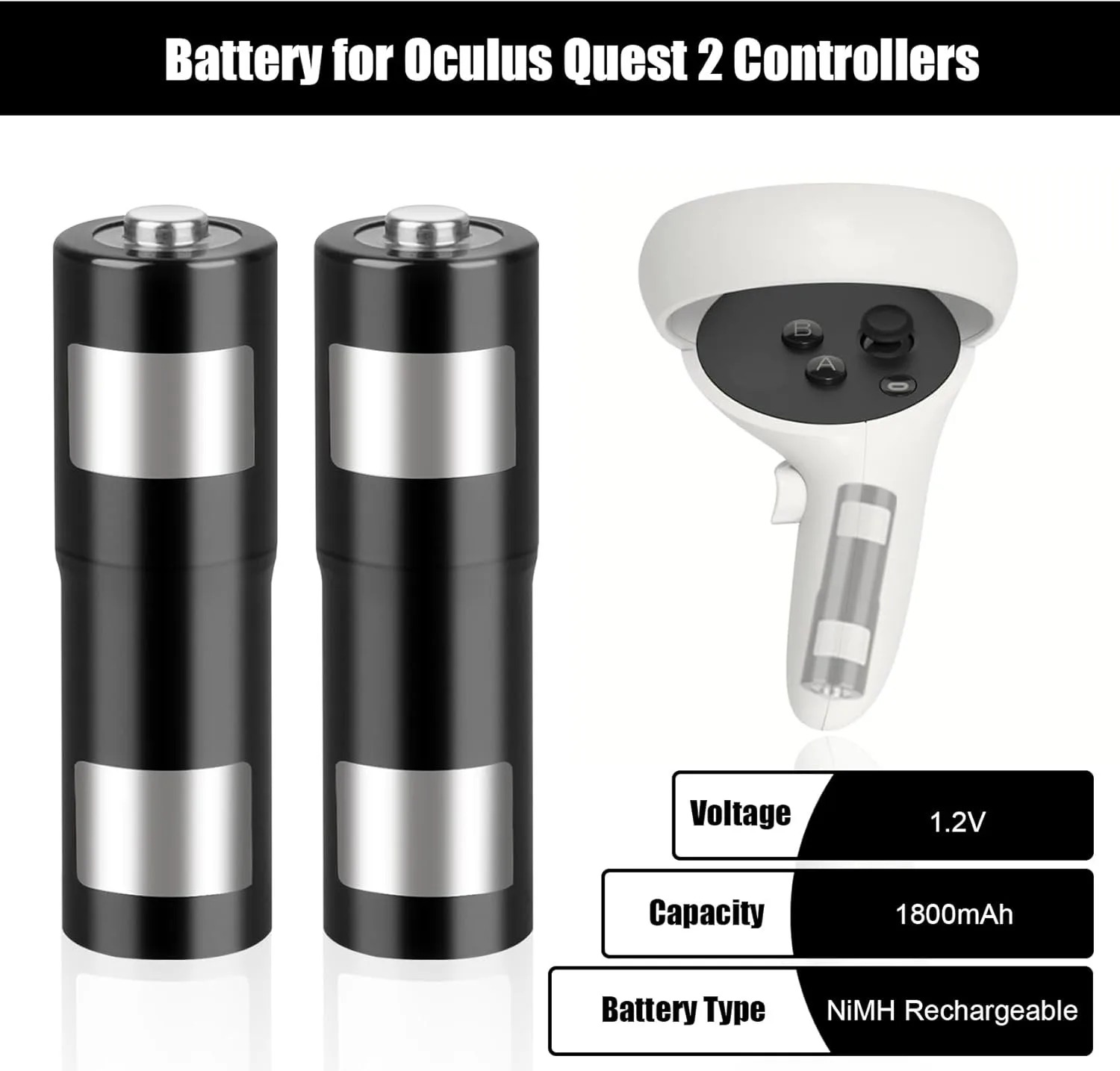 Rechargeable Battery Aa - Аккумуляторы для контроллеров Mate Quest 3/3s,