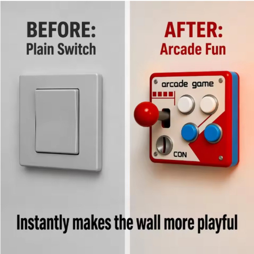 Retro Gaming Gadgets - Ретро-накладка на джойстик для аркадных автоматов,