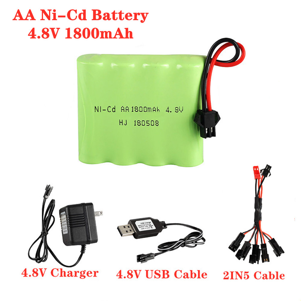Rechargeable Battery Aa - Аккумуляторная батарея 4,8 в 1800 мАч
