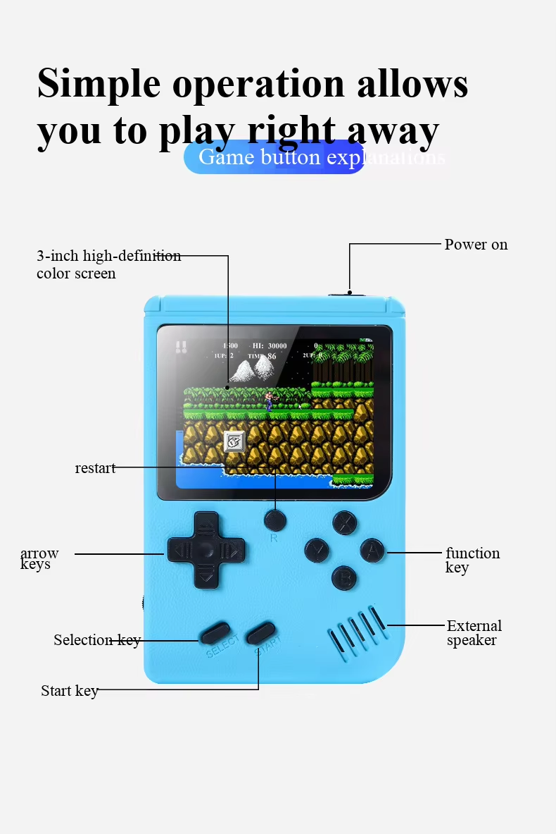 Портативная игровая консоль 40 – обзор и цена Retro Gaming Gadgets
