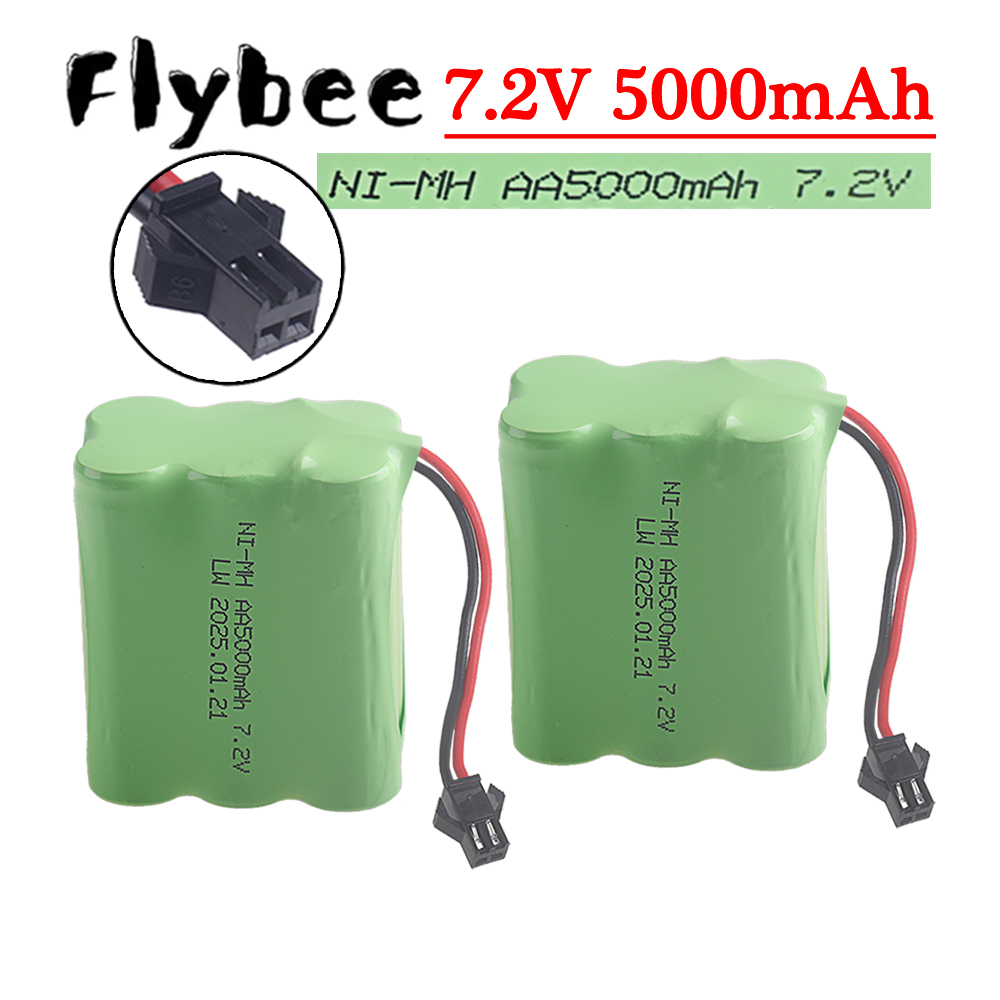 (SM-2P Plug) 7.2V 5000mah NiMH – обзор и цена Rechargeable Battery Aa