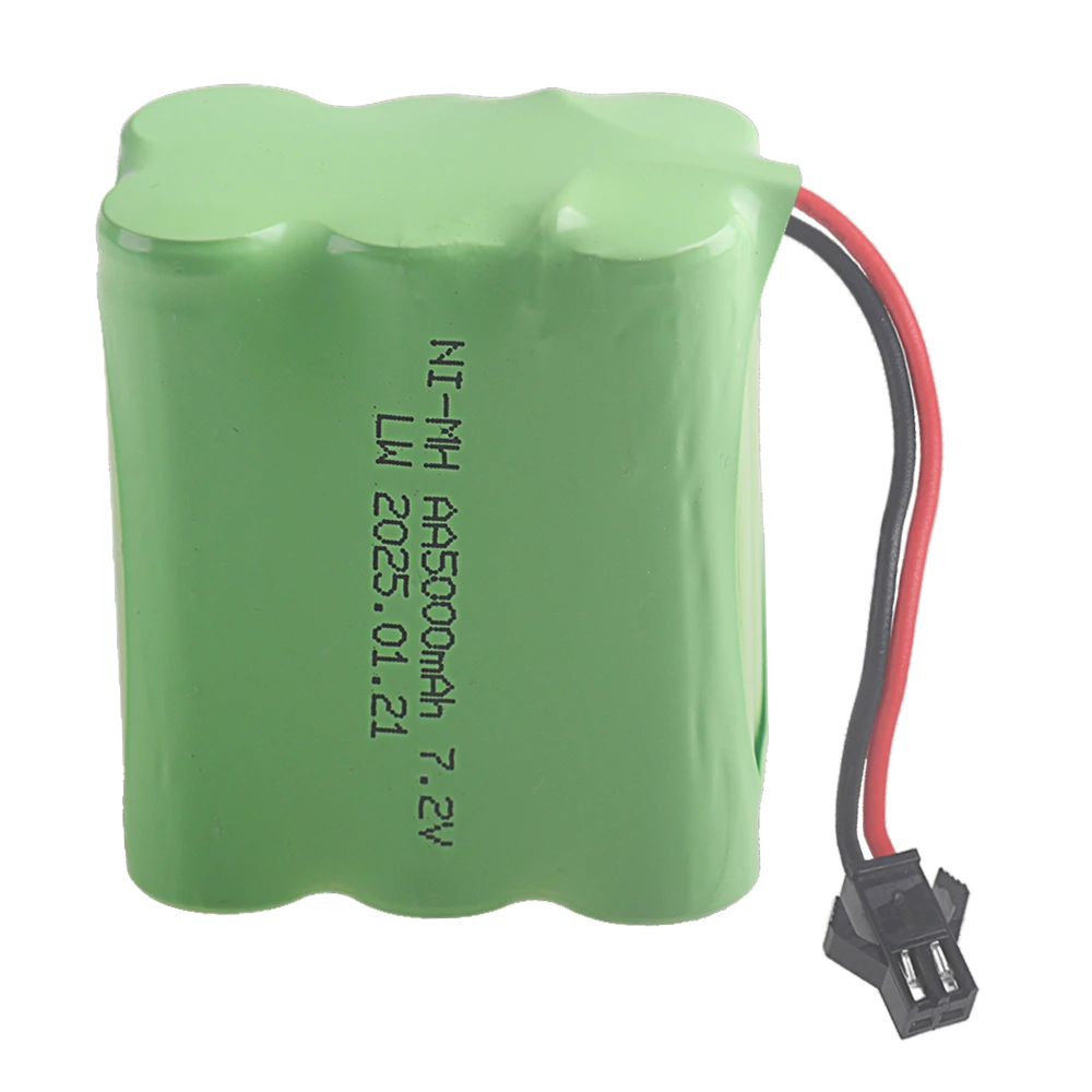(SM-2P Plug) 7.2V 5000mah NiMH – обзор и цена Rechargeable Battery Aa