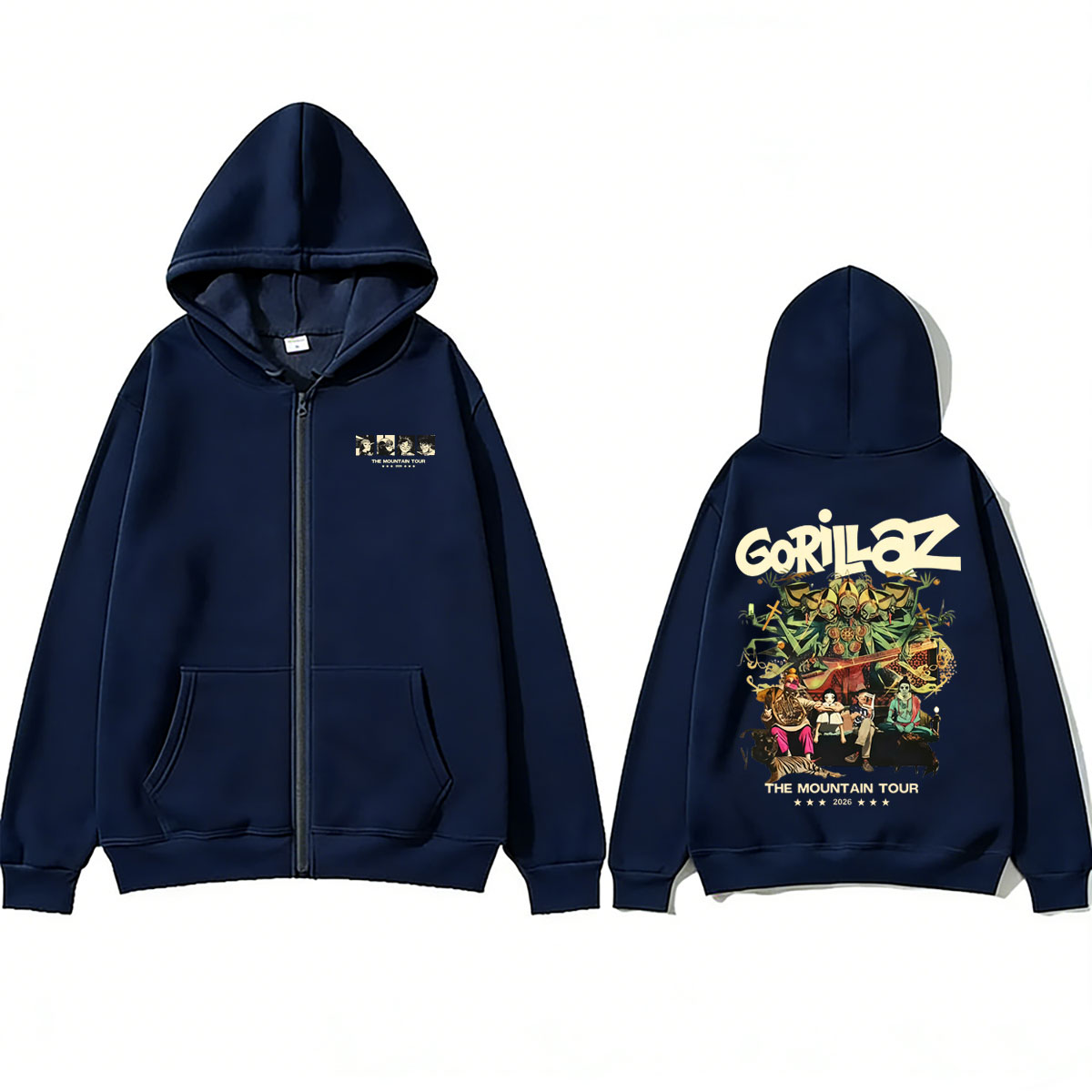 Худи на молнии Rock Band Goril – обзор и цена Retro Gaming Jacket
