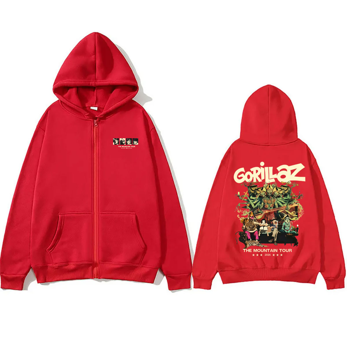 Худи на молнии Rock Band Goril – обзор и цена Retro Gaming Jacket