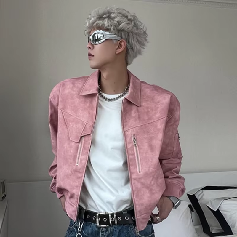 Весенняя розовая мужская укоро – обзор и цена Retro Gaming Jacket