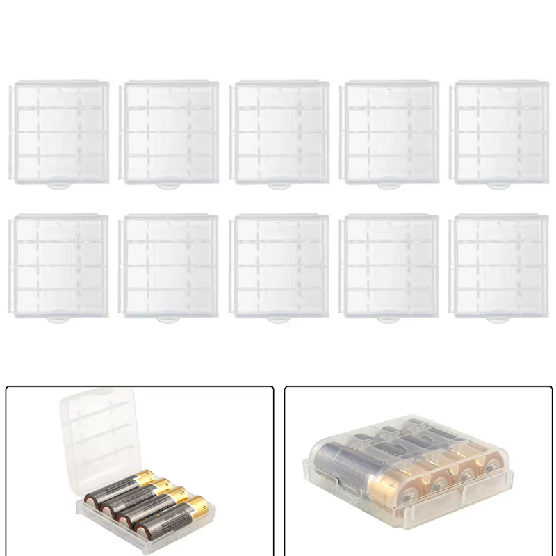 10 шт. пластиковых держателей  – обзор и цена Rechargeable Battery Aa
