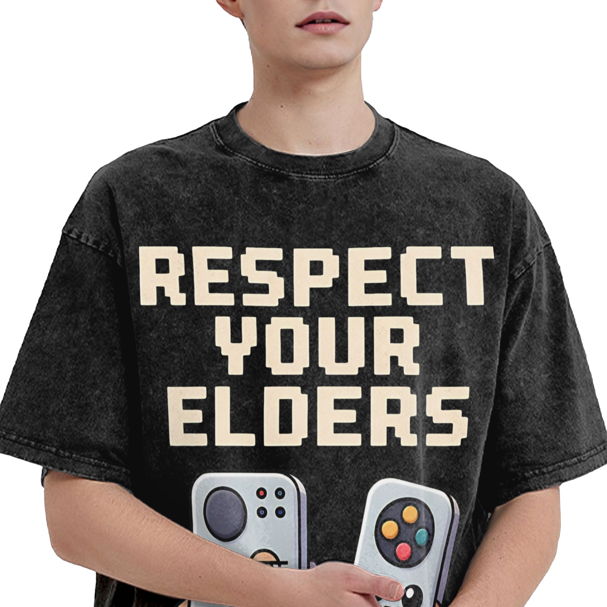 Футболка с принтом «Уважайте с – обзор и цена Retro Gaming Gift Ideas